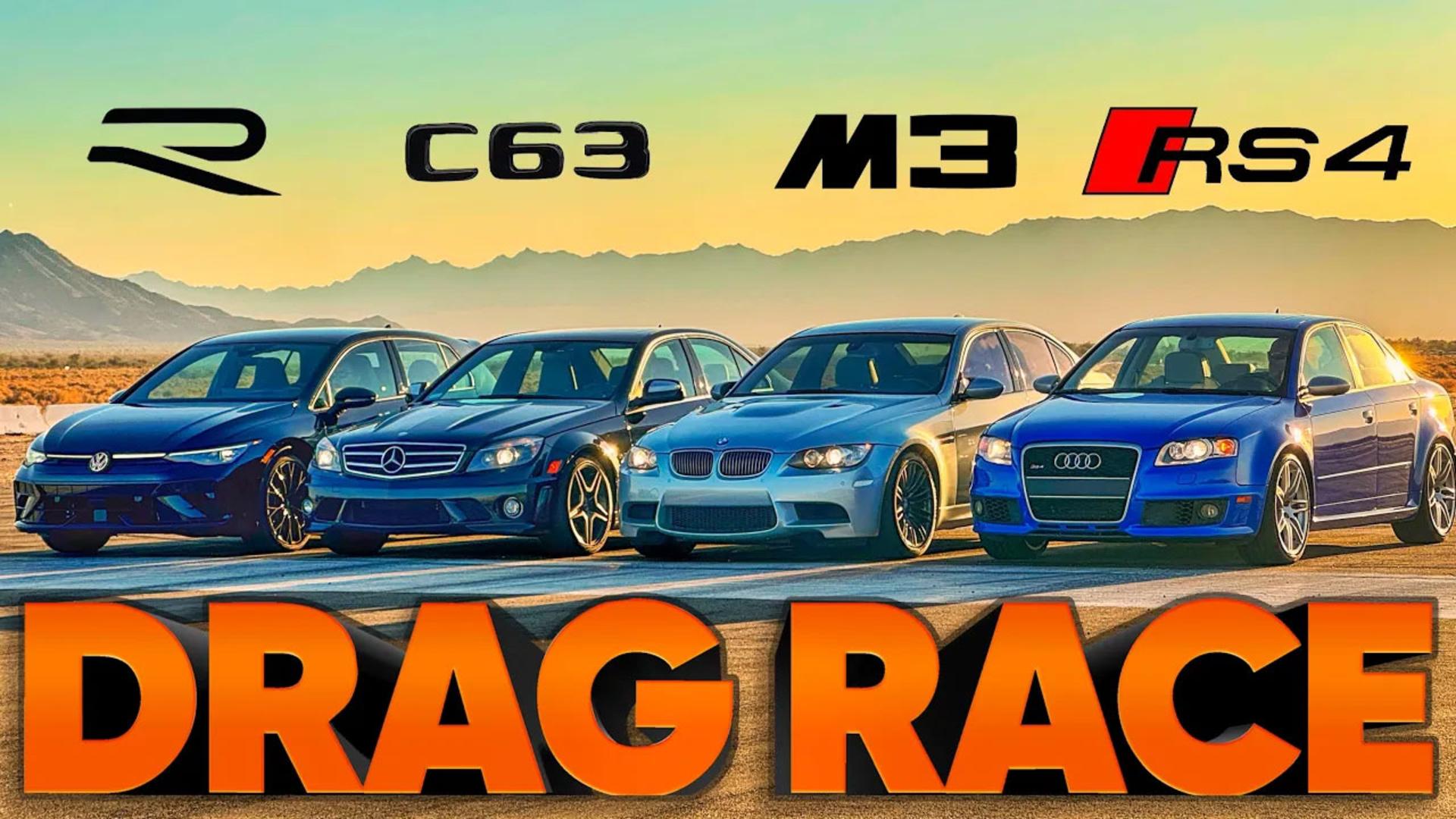 2025 Golf-R BMW M3 Audi RS4 Mercedes C63 AMG Sport Sedan