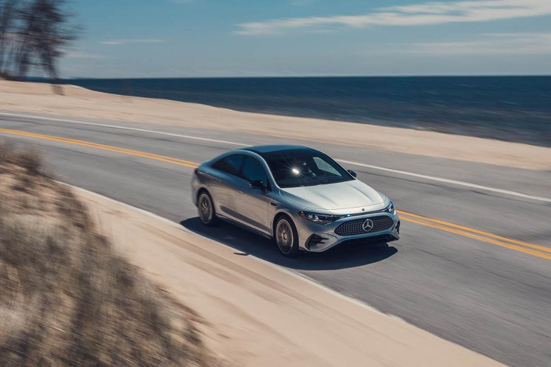 تست رانندگی مرسدس بنز CLA250 برقی