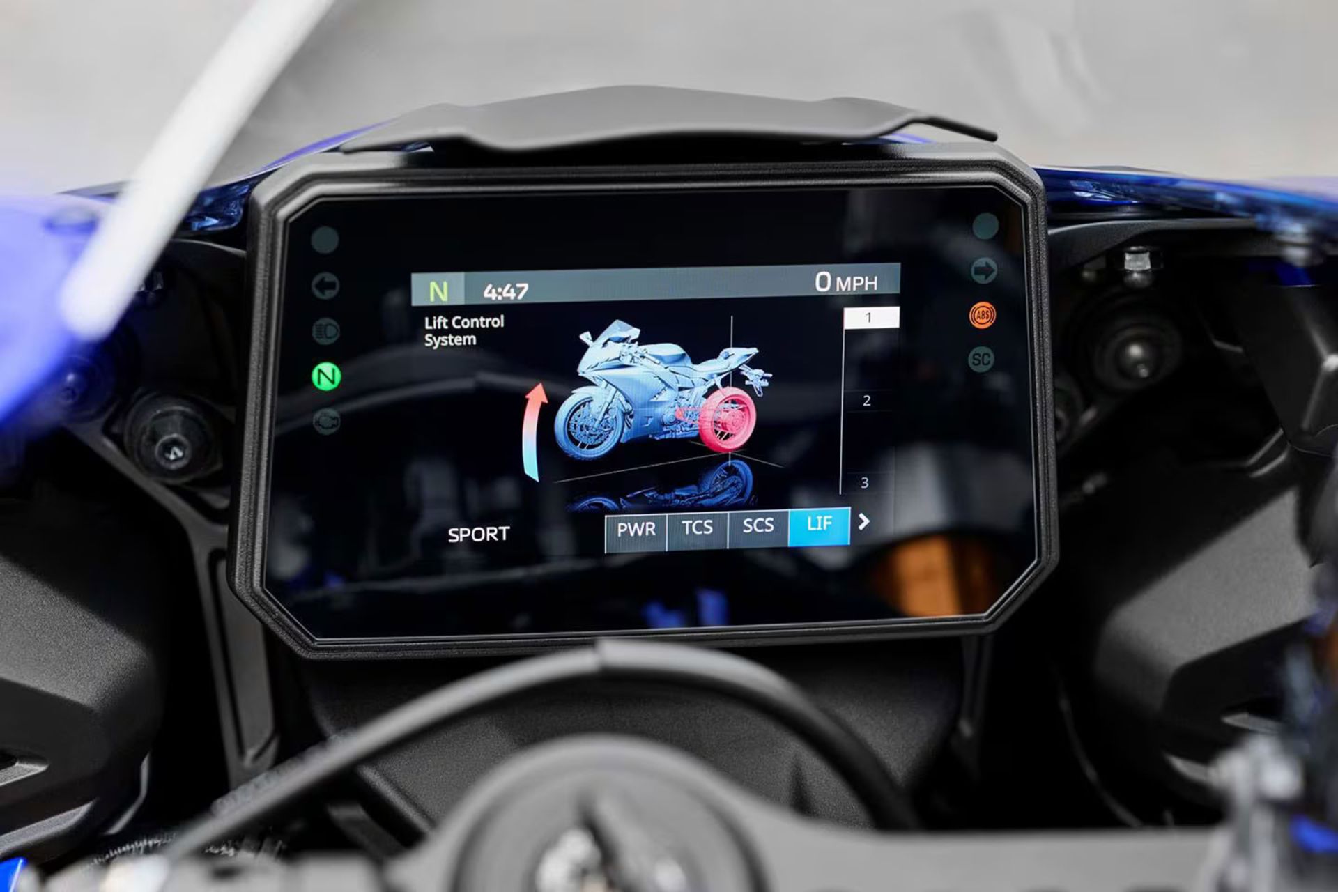 نمایشگر موتورسیکلت یاماها r7 2026