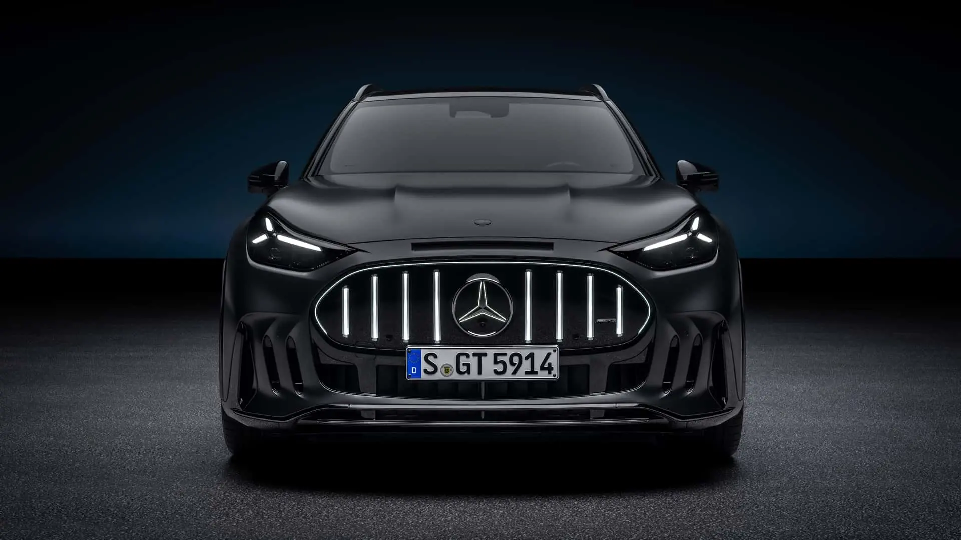مرسدس AMG GT SUV مشکی رنگ نمای جلو