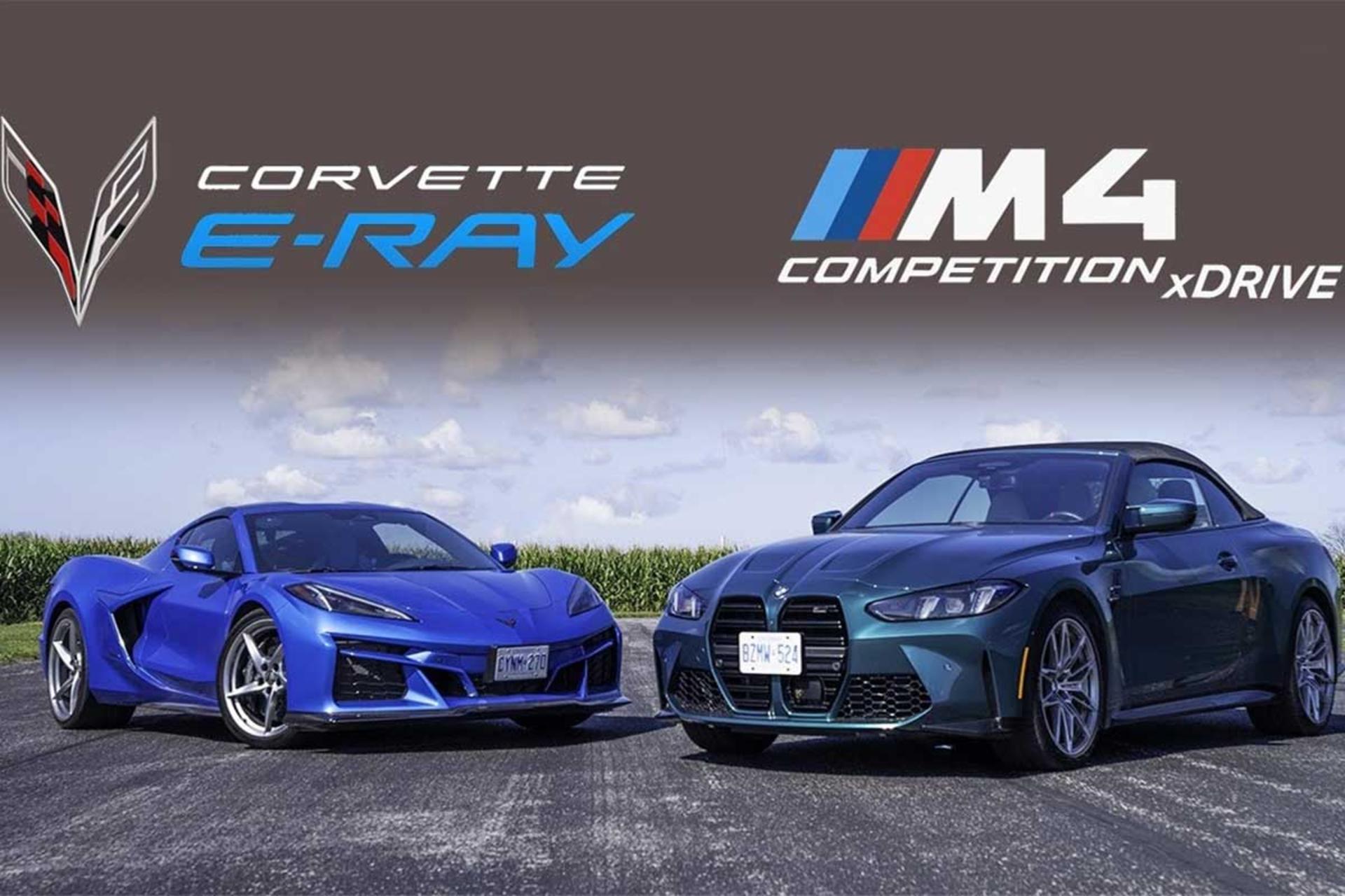 درگ کوروت E-Ray و بی‌ام‌و M4