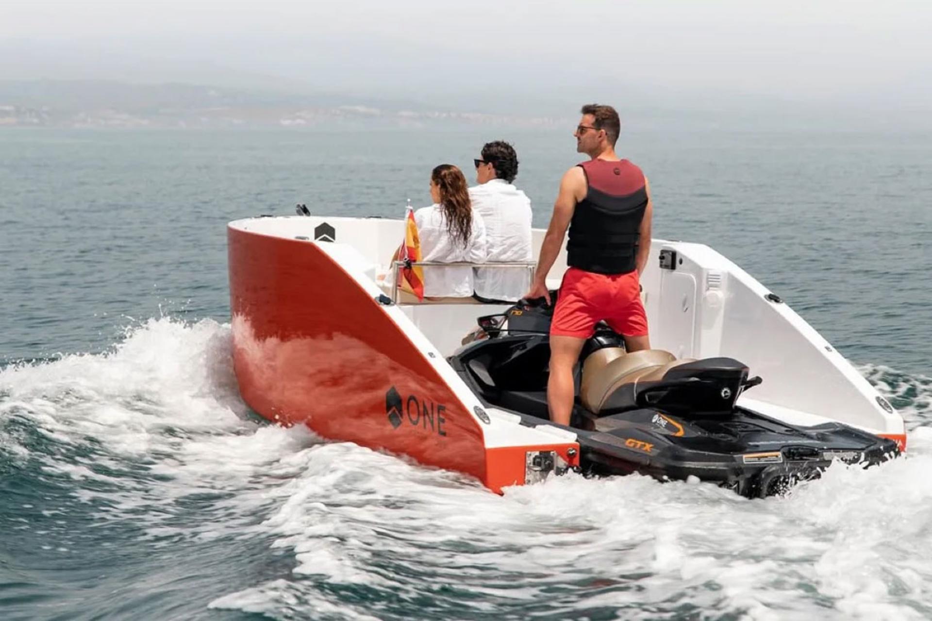 کانسپت قایق+جت اسکی