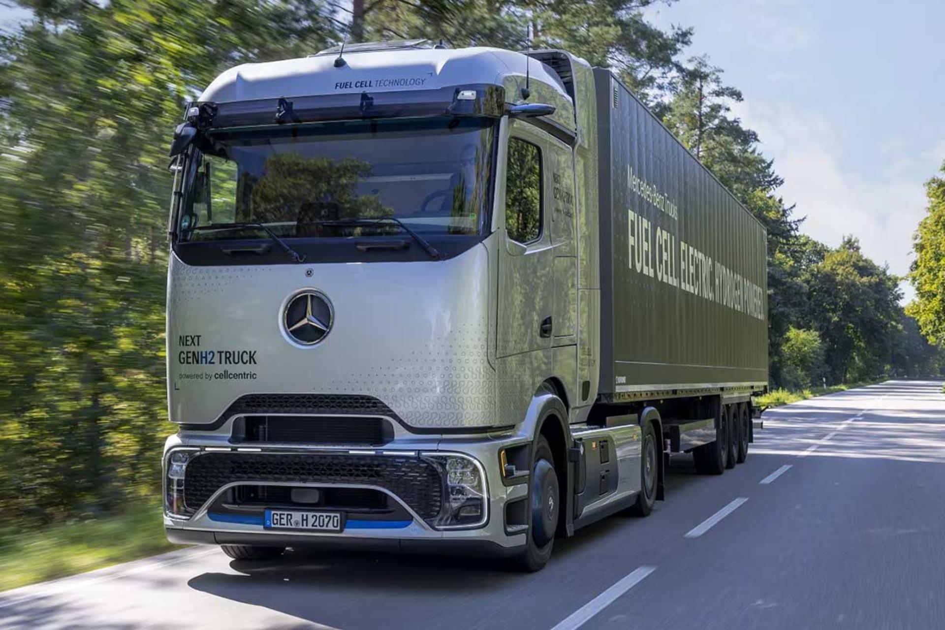 کامیون هیدروژنی مرسدس