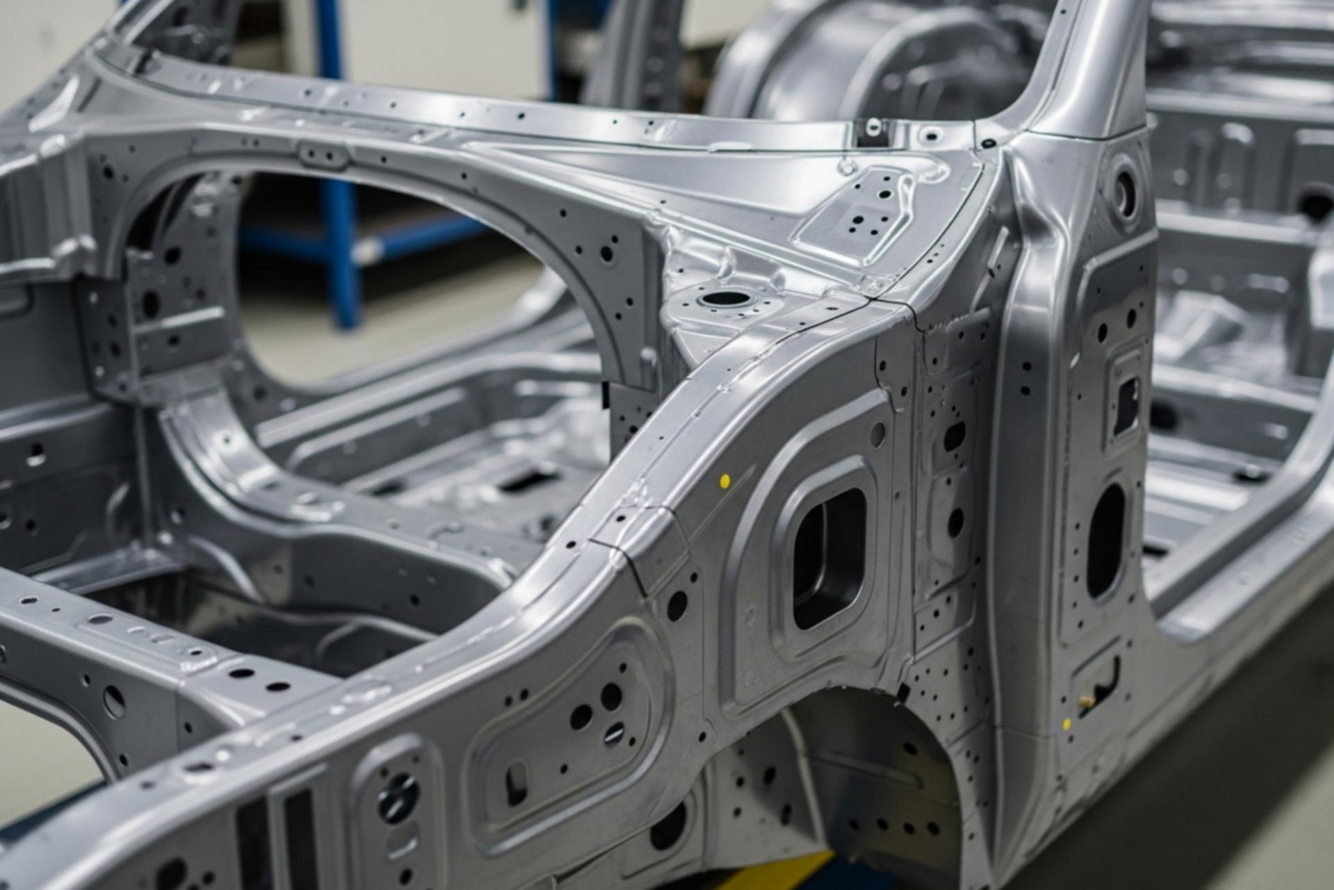 ساختار فولادی بدنه خودروی مدرن و ایمن