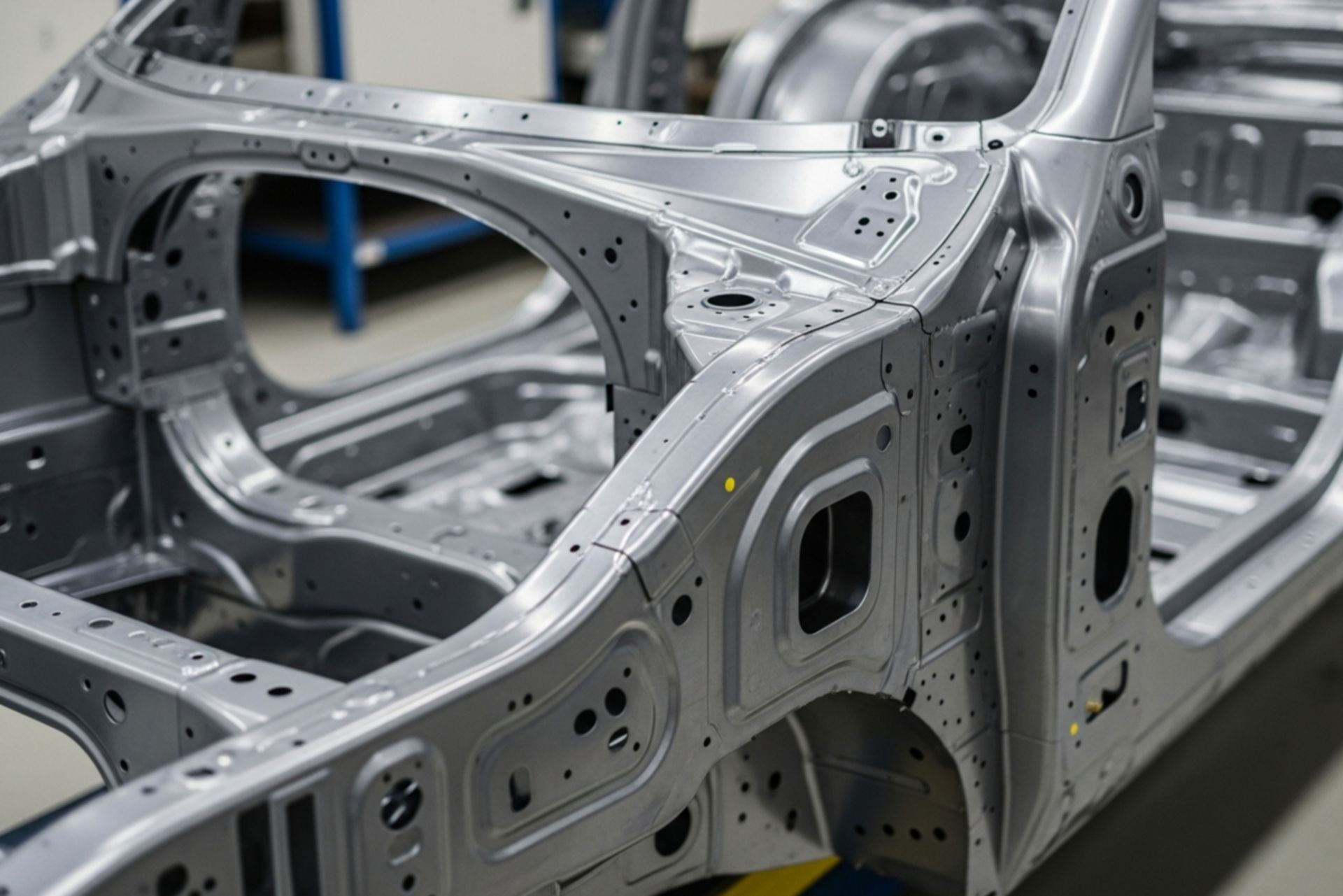 ساختار فولادی بدنه خودروی مدرن و ایمن