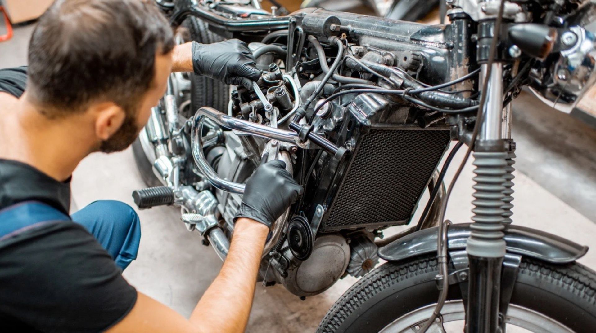 تعمیر رادیاتور موتور سیکلت