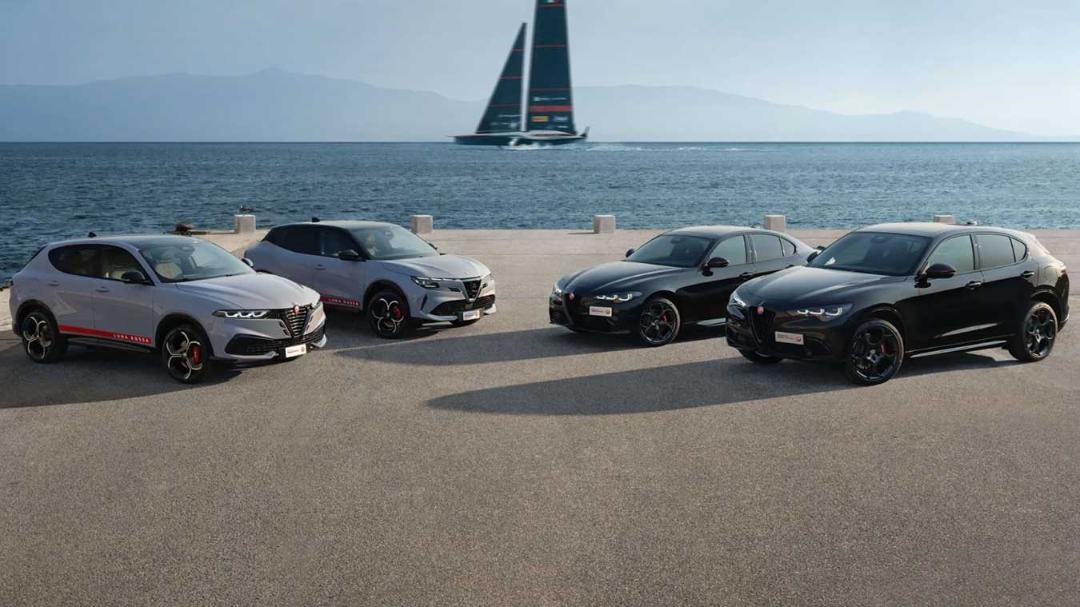 خودروهای آلفارومئو (Alfa Romeo) سری لونا روسا در کنار ساحل