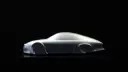 مجسمه طراحی خودروی آلپین (Alpine) A110 برقی با الهام از کنکورد
