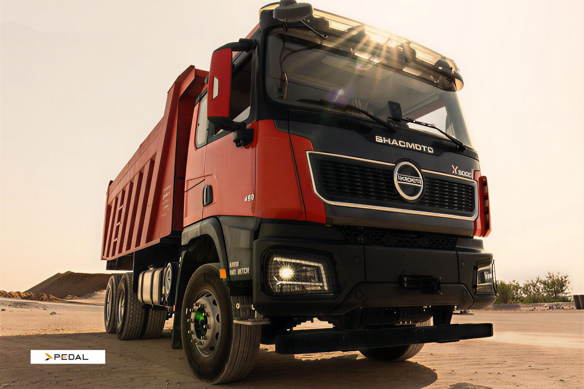 جلوی کامیون کمپرسی شکموتو x5000-d