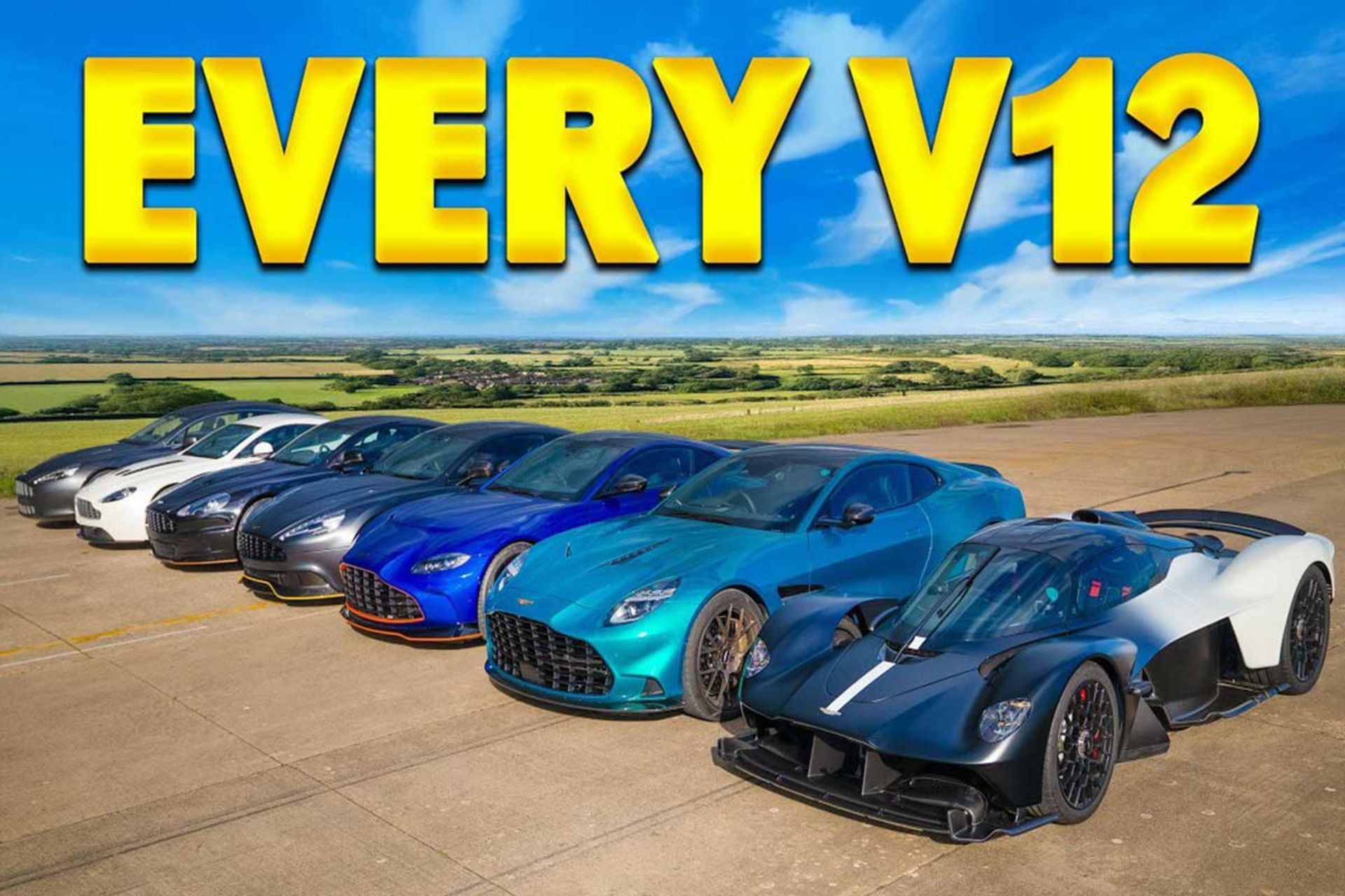 درگ بزرگ چند نسل آستون‌مارتین‌ها