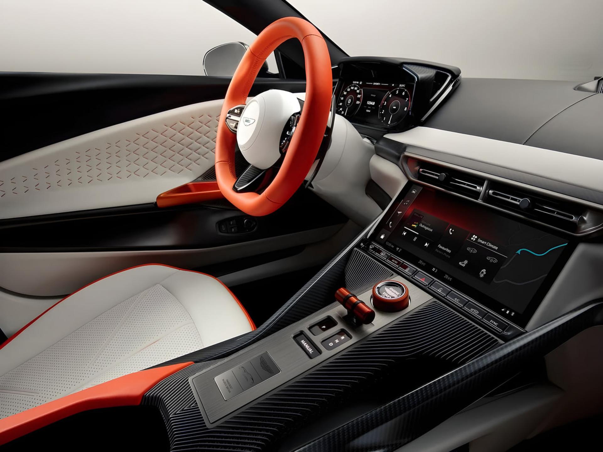 کابین داخلی خودروی استون مارتین ولن (Aston Martin ) با طراحی مدرن