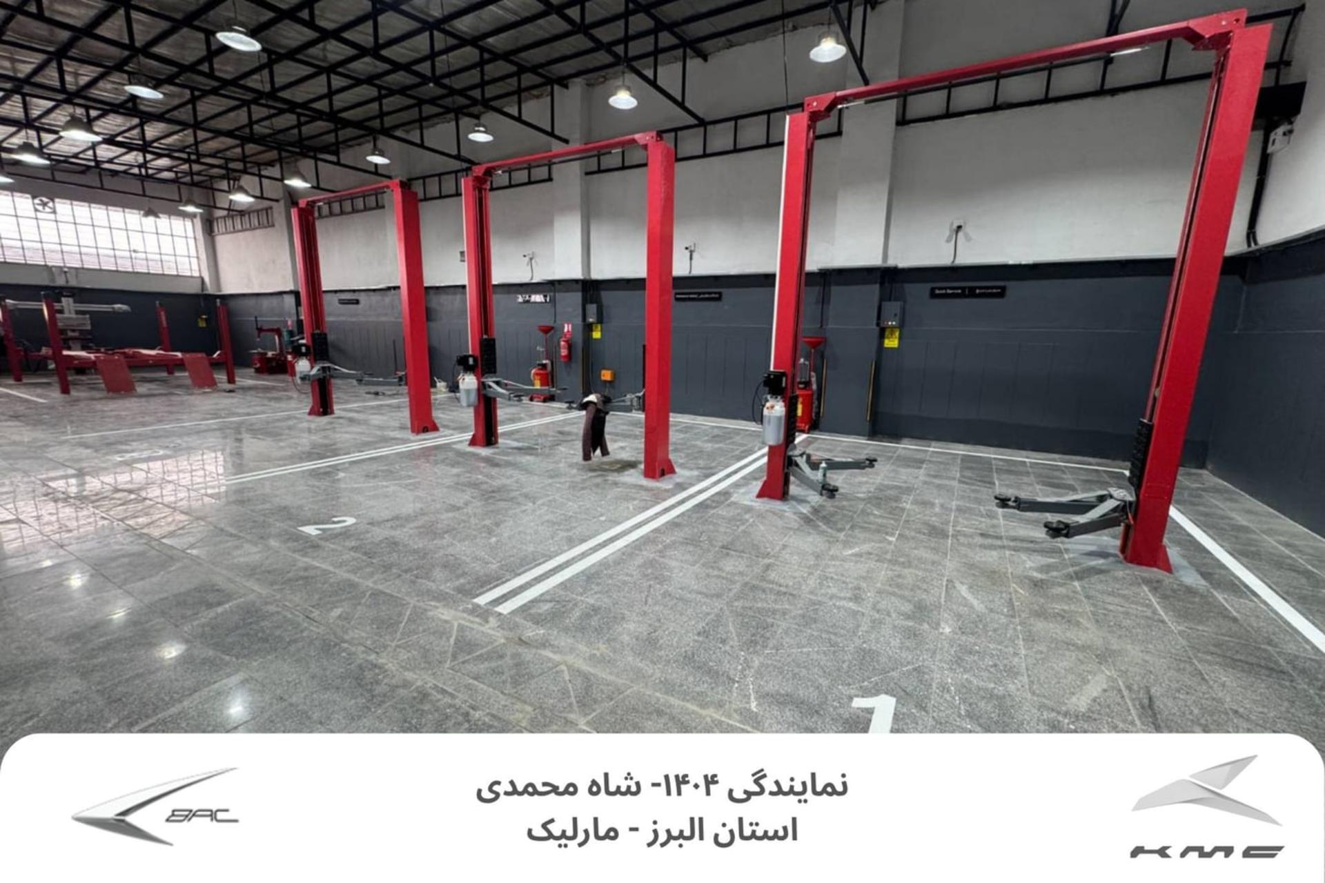 تجهیزات تعمیراتی و آسانسورهای خودرو در نمایندگی جدید خودروسازان بم