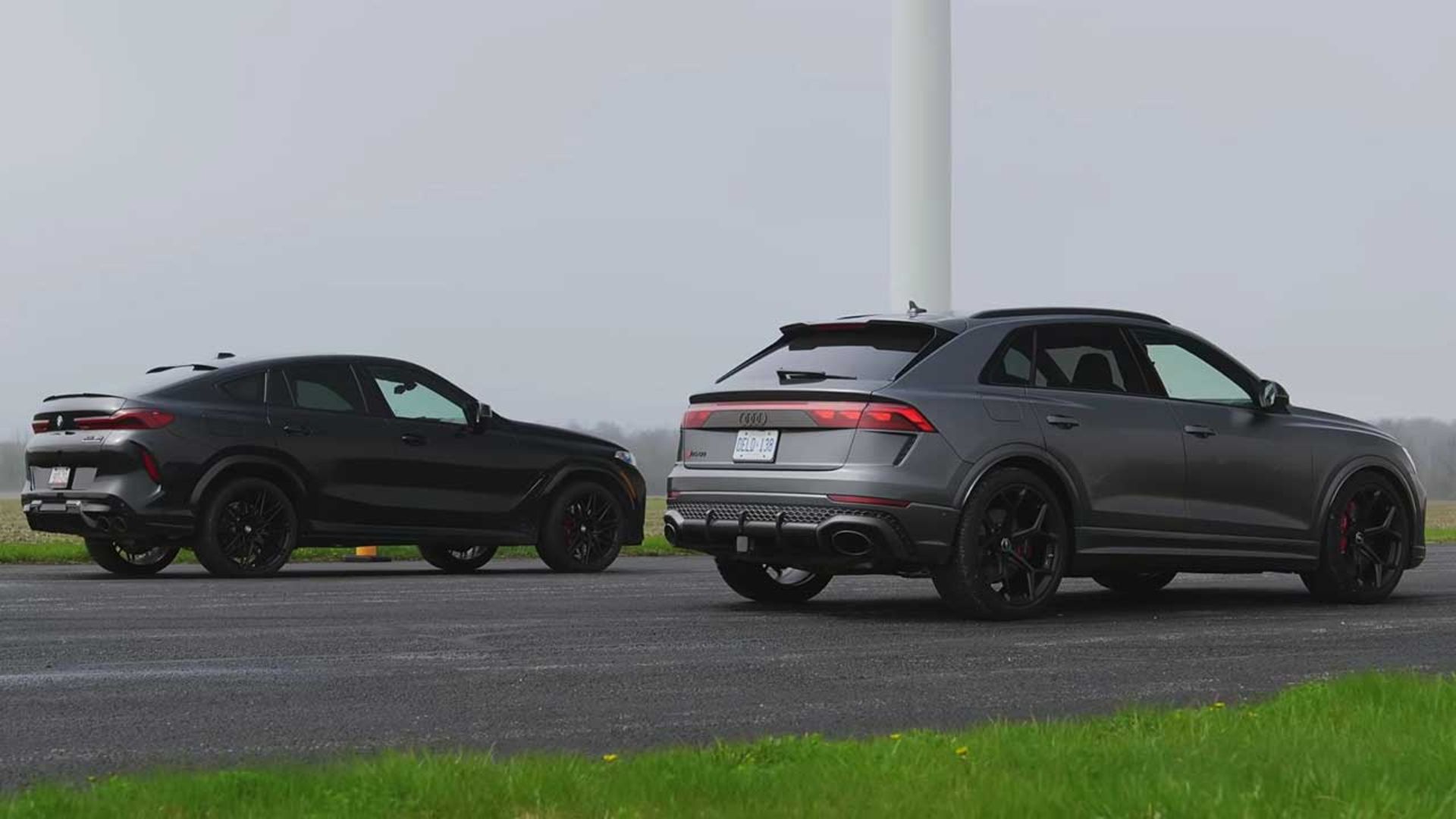 درگ آئودی RS Q8 و بی‌ام‌و X6 M