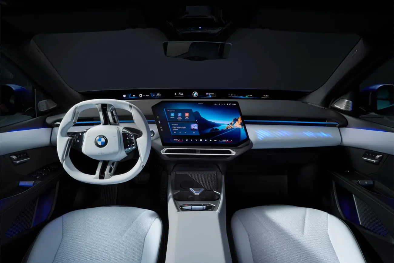 طراحی مدرن کابین و داشبورد خودروی برقی بی ام و i3 (BMW i3)