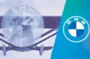 لوگوی بی‌ام‌و (BMW) در کنار تصویر قدیمی ملخ هواپیما