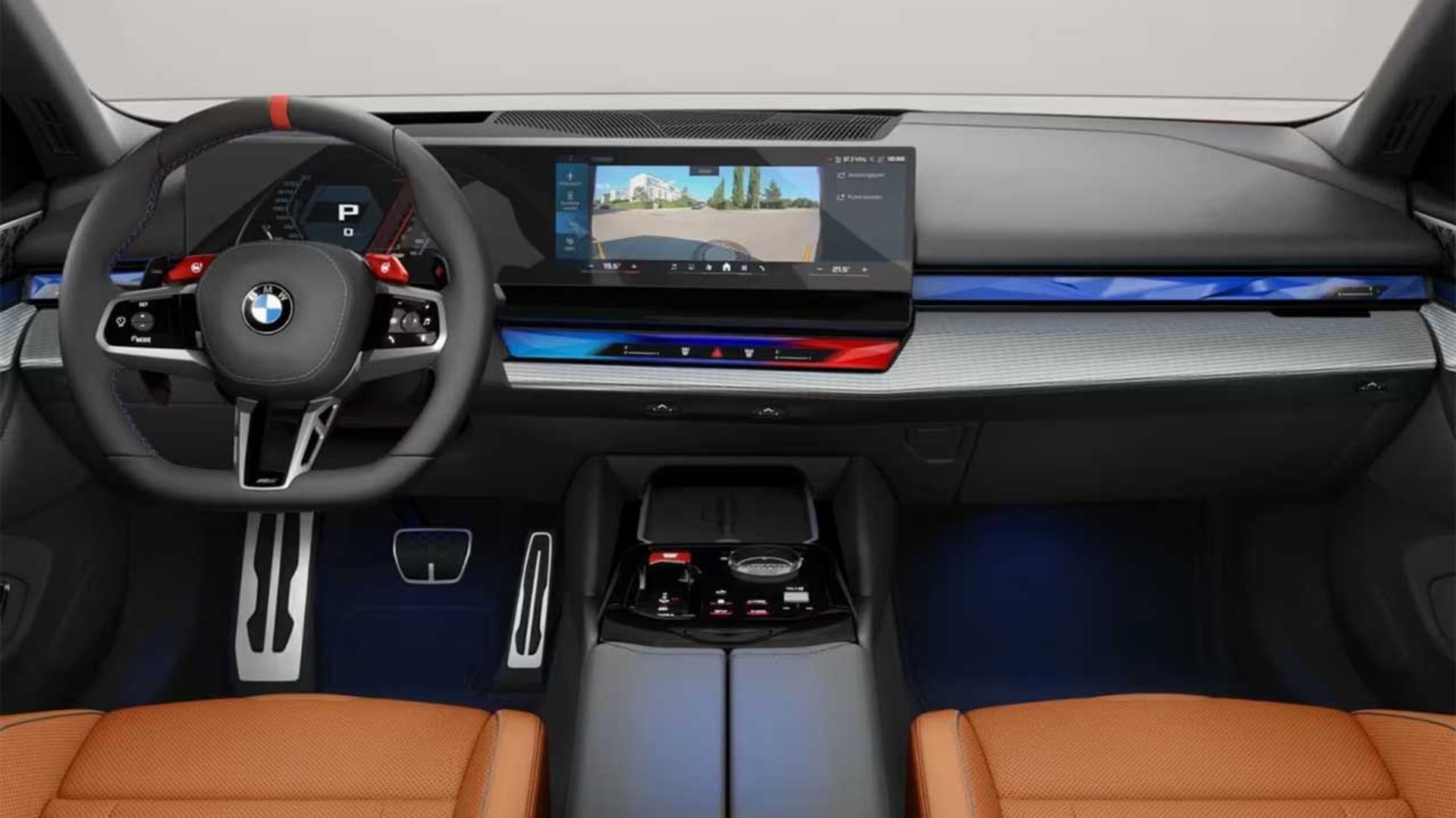 ب‌ام‌و M5 نارنجی آتشین