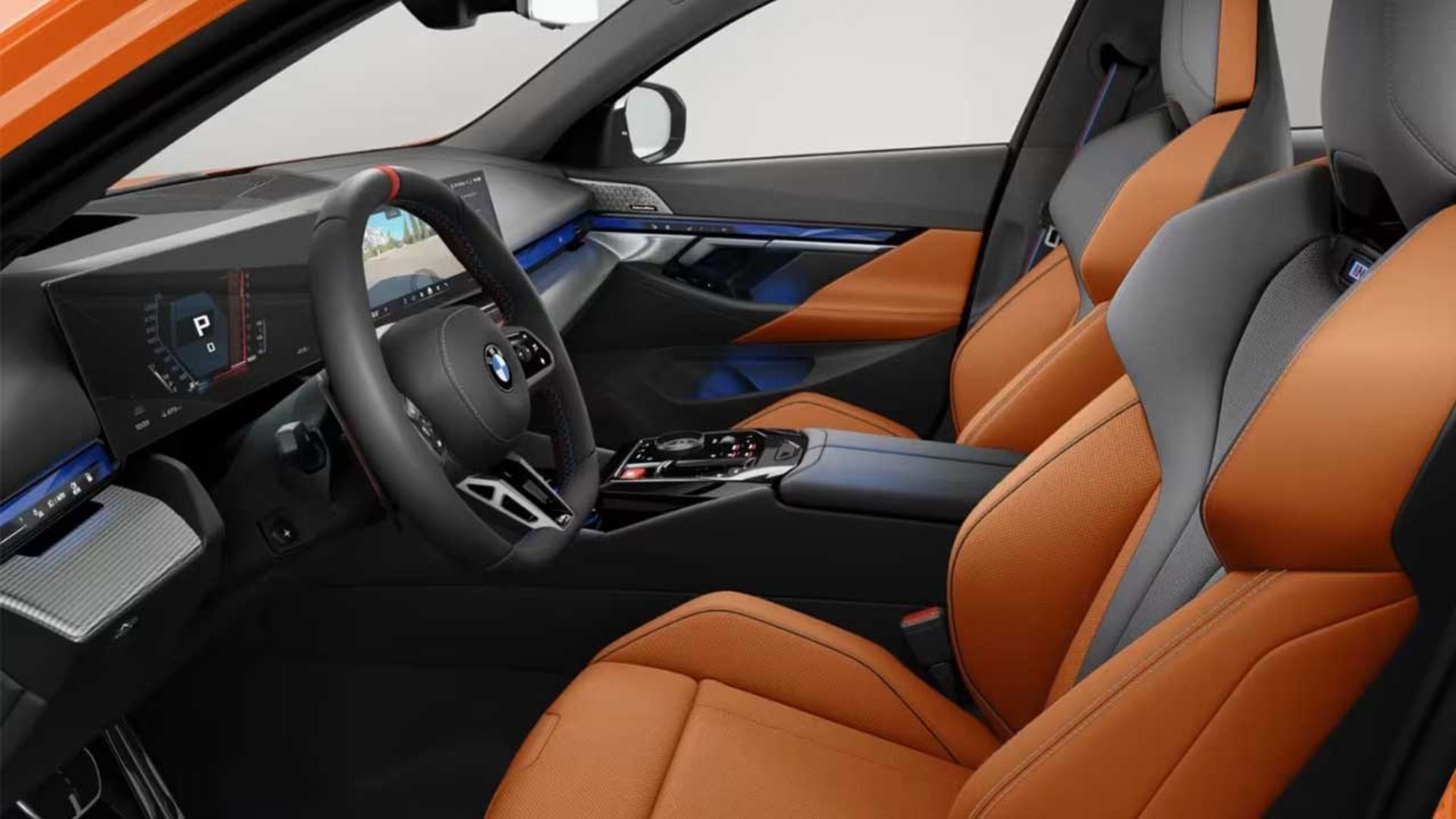 ب‌ام‌و M5 نارنجی آتشین