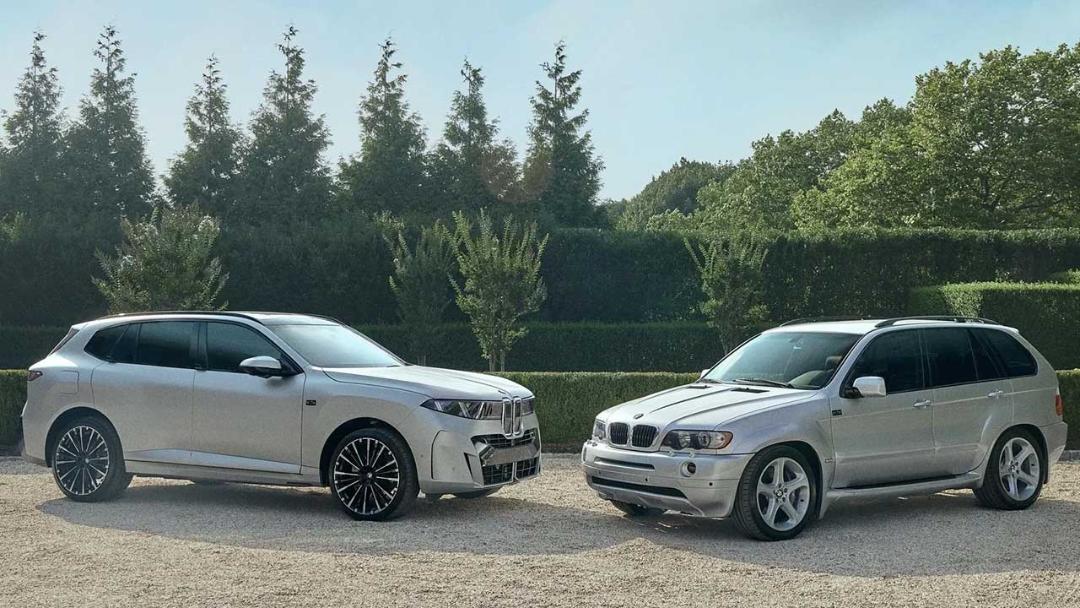 خودروهای بی‌ام‌و X5 (BMW X5) نسل اول و نسل جدید در فضای باز