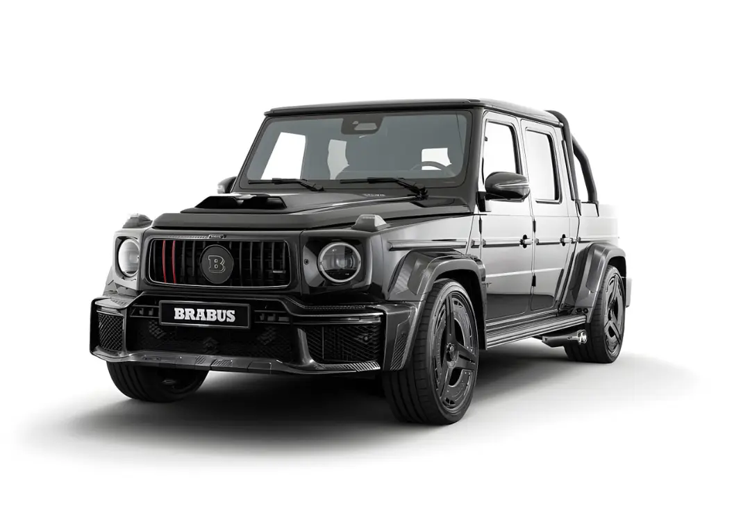 خودرو برابوس P 900 (Brabus P 900) راکت ادیشن با بدنه مشکی و طراحی پیکاپ