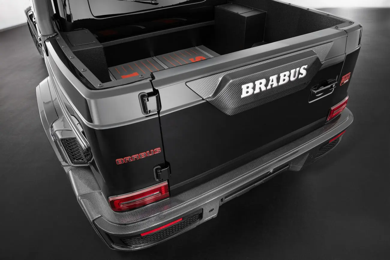 محفظه بار چوبی پیکاپ برابوس (Brabus) P 900 راکت ادیشن