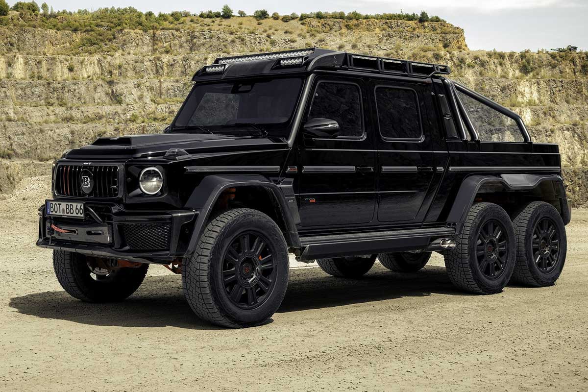 معرفی برابوس XLP800 6×6، تبدیل مرسدس G63 به هیولای شش چرخ
