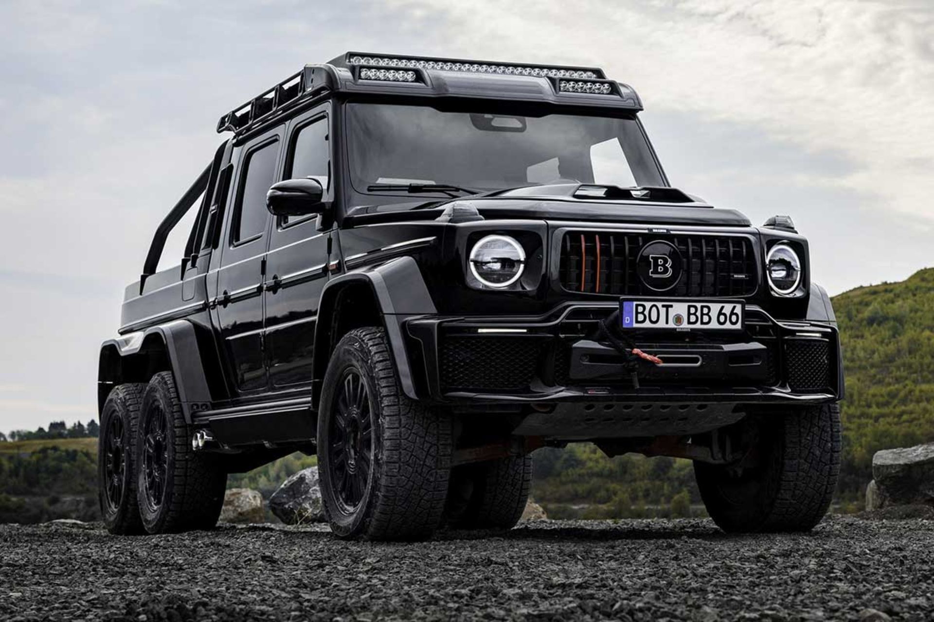 مرسدس G63 شش چرخ برابوس XLP800 6x6