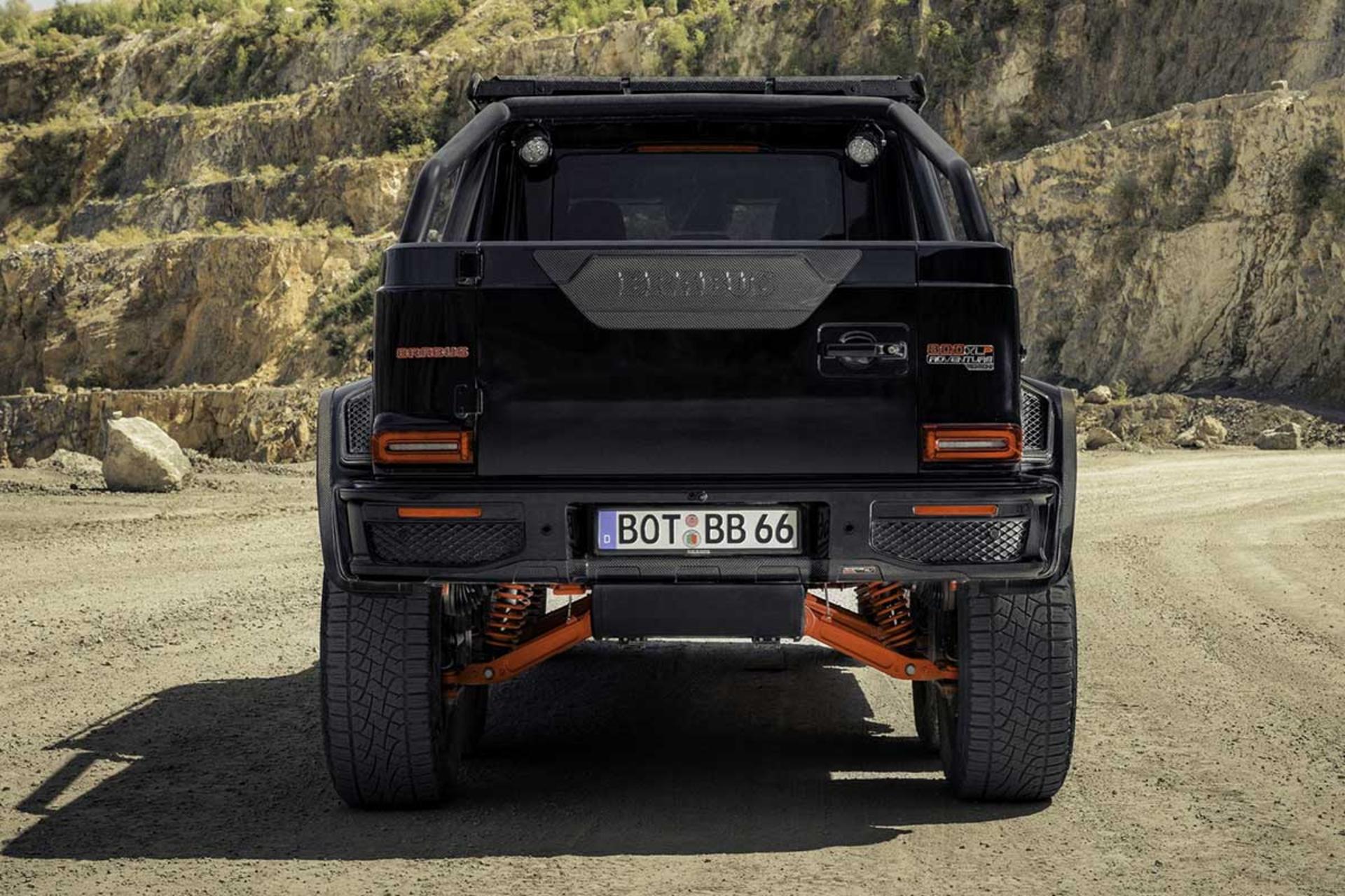 مرسدس G63 شش چرخ برابوس XLP800 6x6
