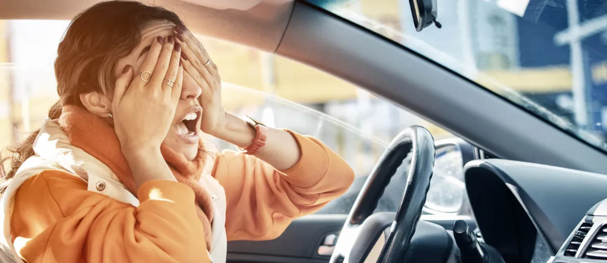 ترسیدن راننده از ترمز خراب