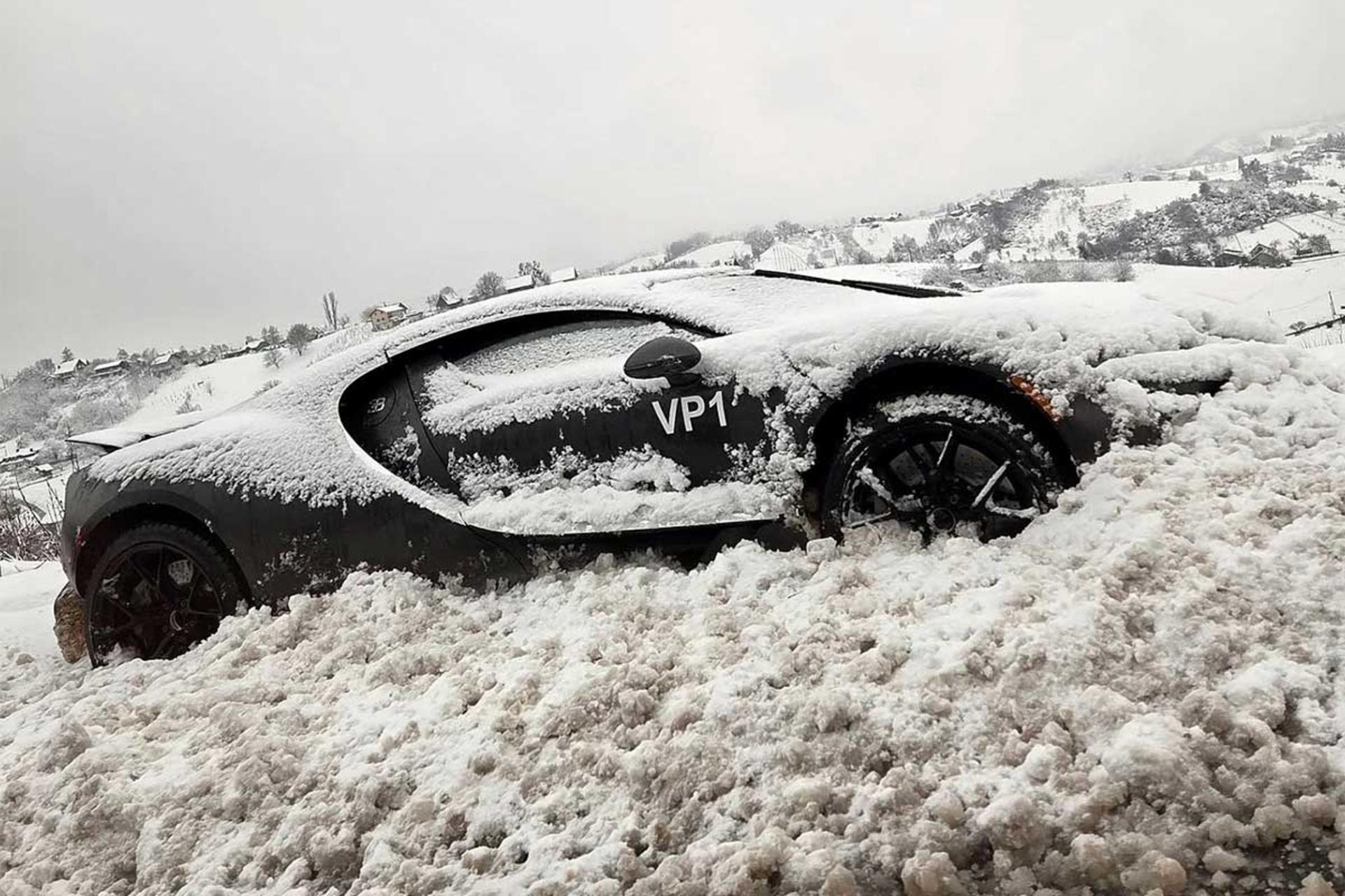 آزمایش‌های زمستانی بوگاتی توربیون 