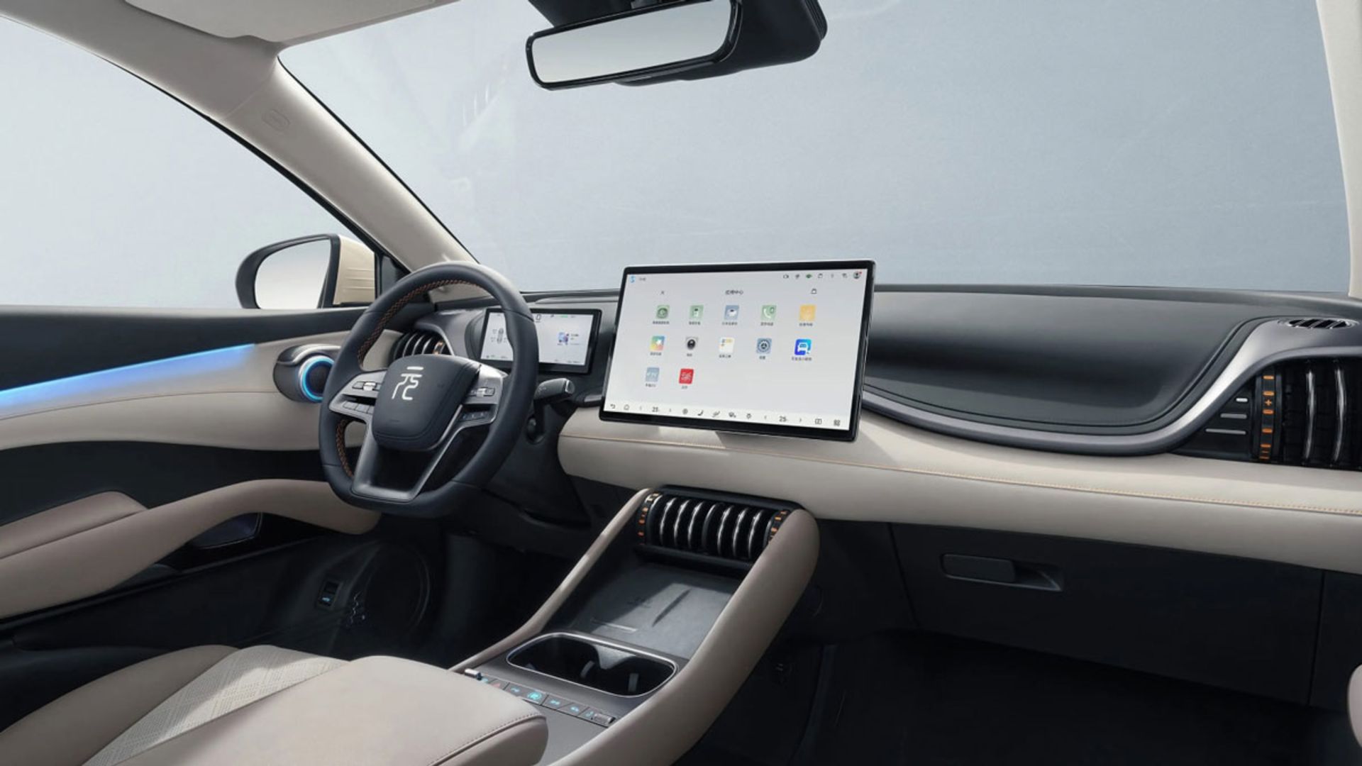 داخل کابین بی وای دی اتو BYD Atto 3