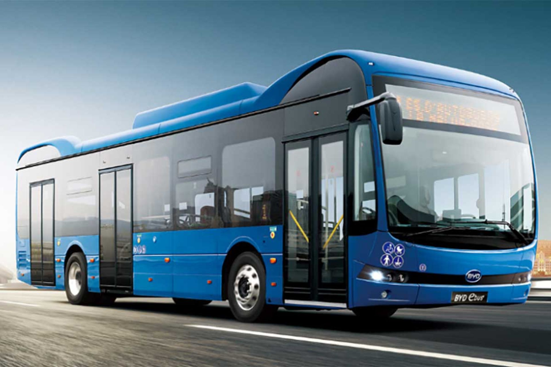 اتوبوس برقی جدید بی‌وای‌دی