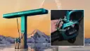 قفل کردن درگاه شارژ خودروی بی‌وای‌دی (BYD) با استفاده از زنجیر و قفل کوچک