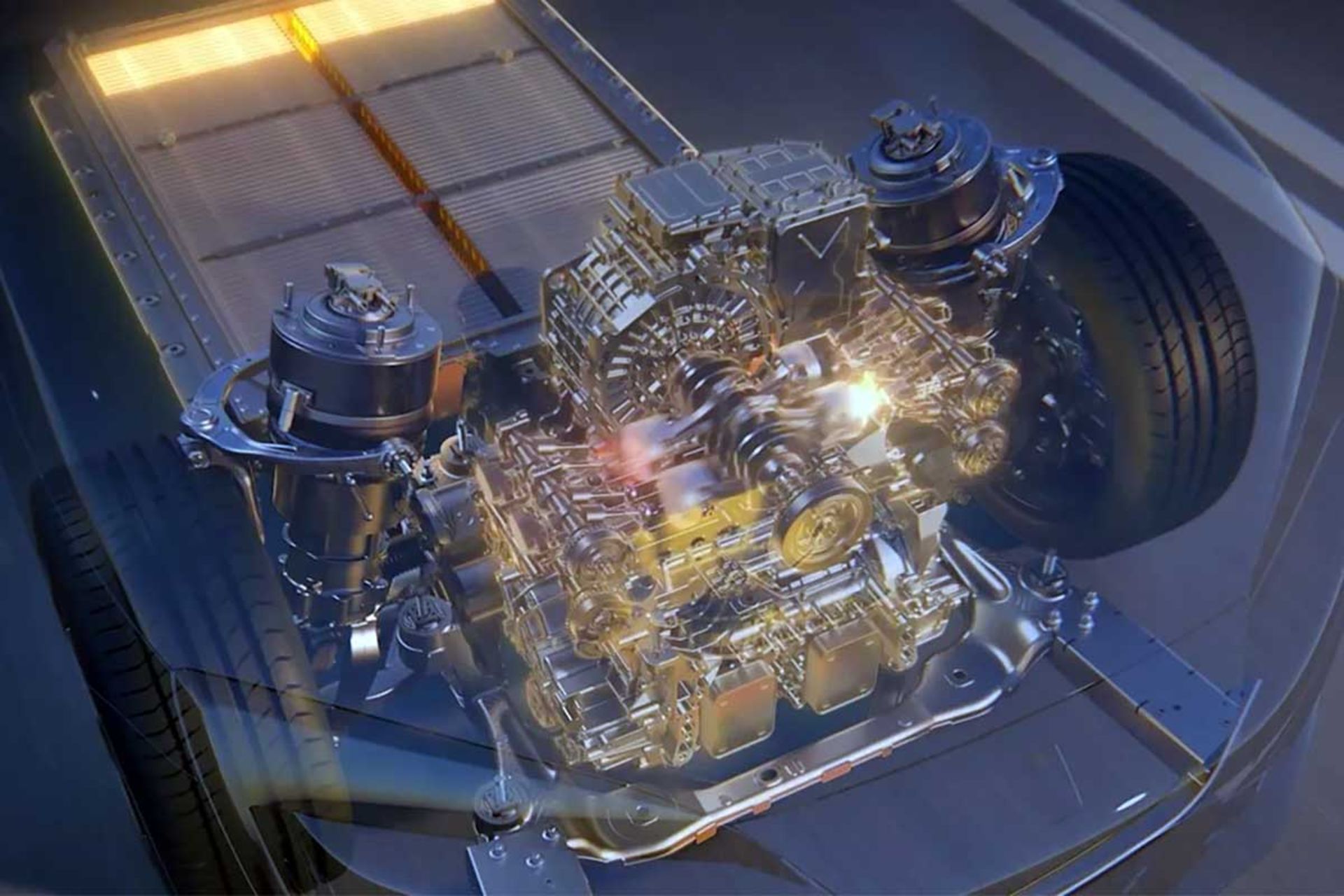 موتور چهار سیلندر تخت بی‌وای‌دی