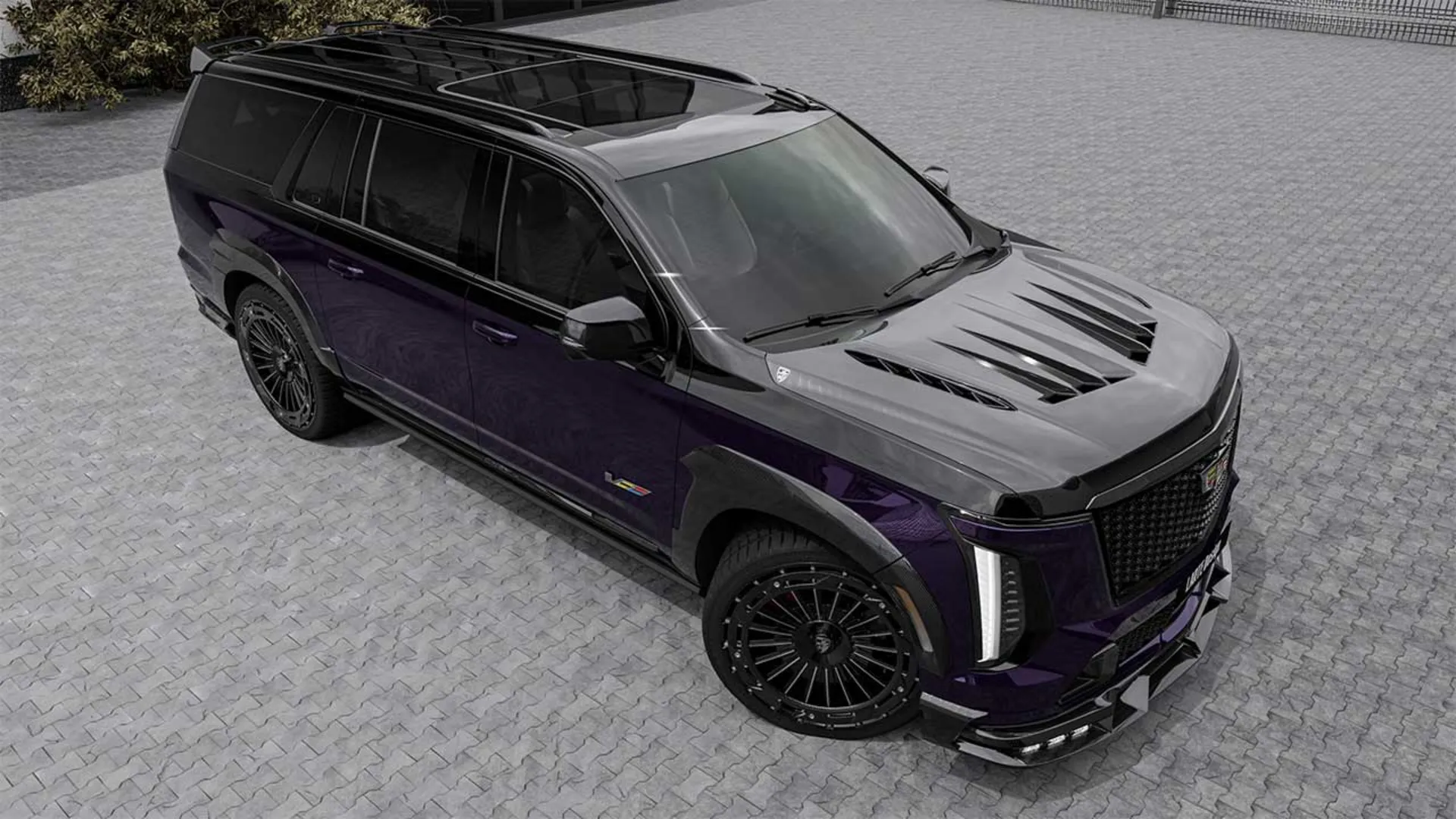 کادیلاک اسکالید V با کیت لارته دیزاین