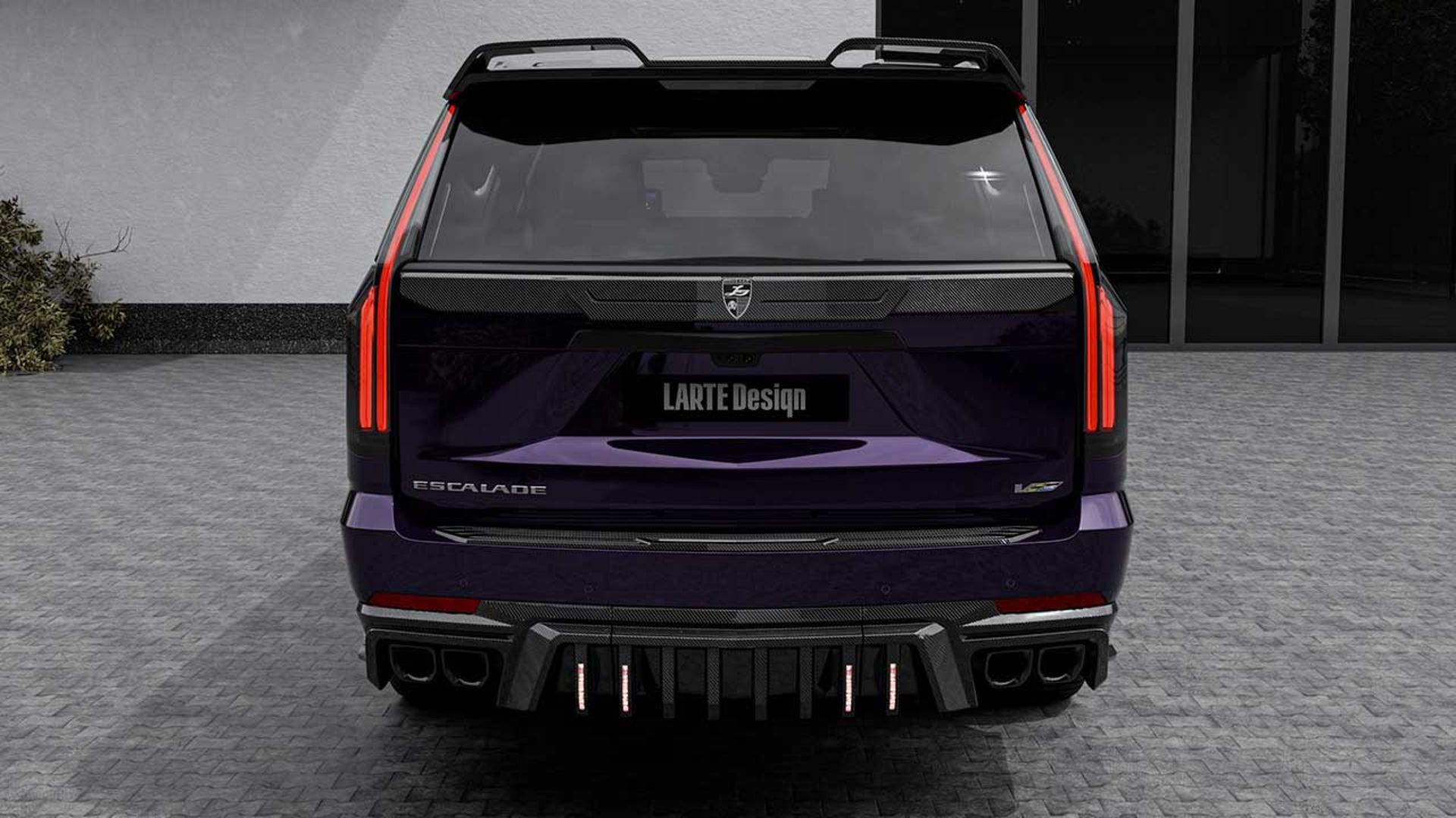 کادیلاک اسکالید V با کیت لارته دیزاین