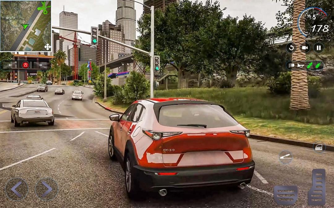 بازی car city driving