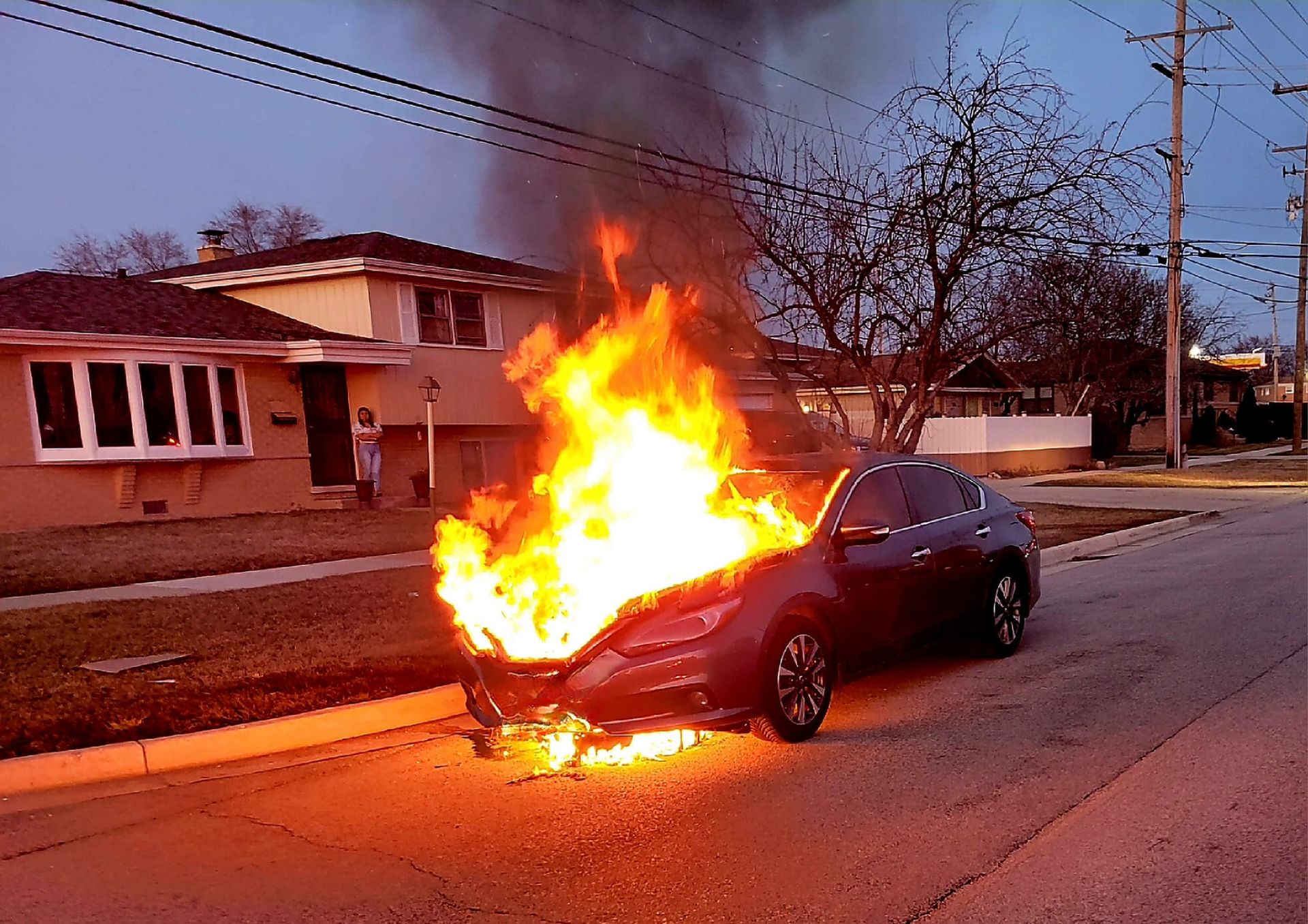 آتش گرفتن خودرو