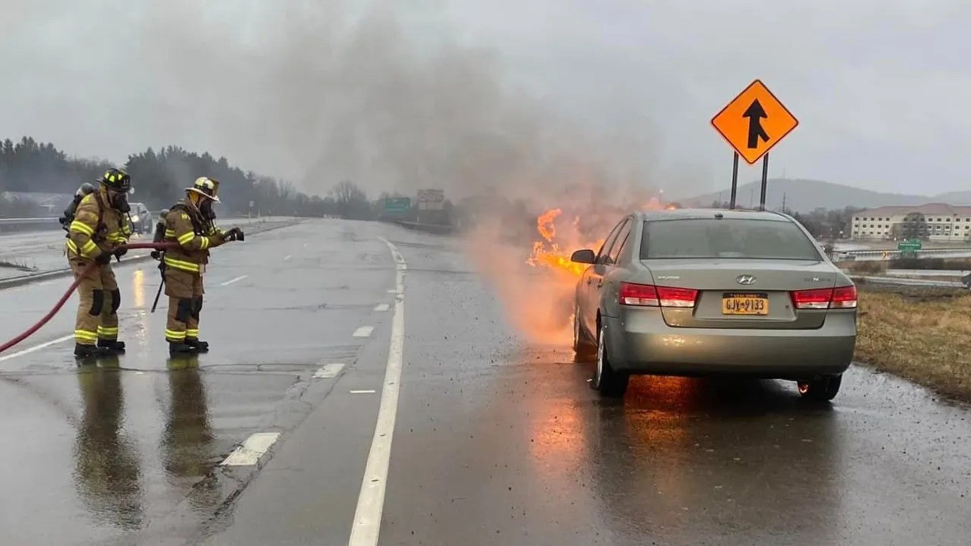 آتش سوزی سوناتا