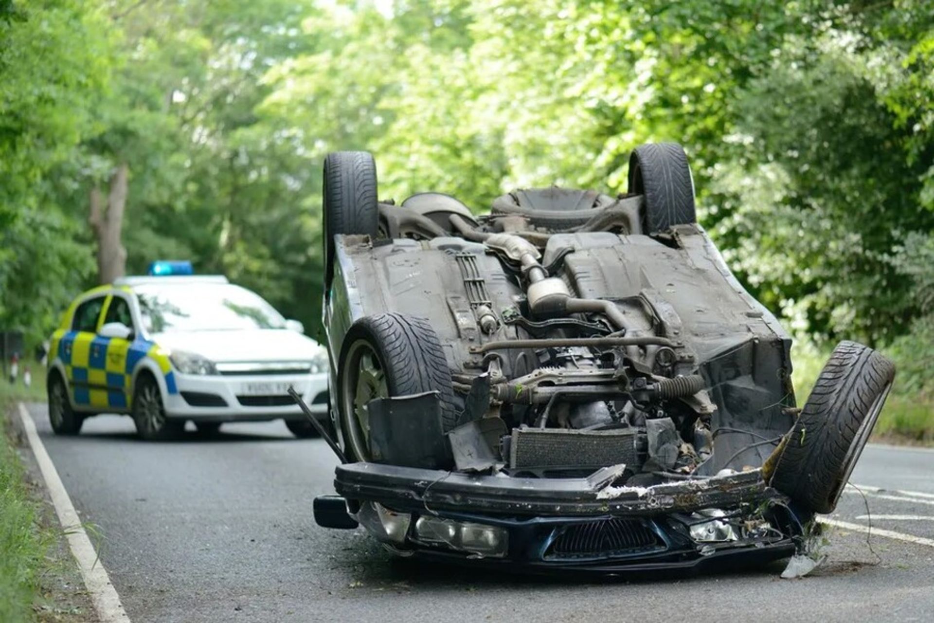 واژگونی خودرو