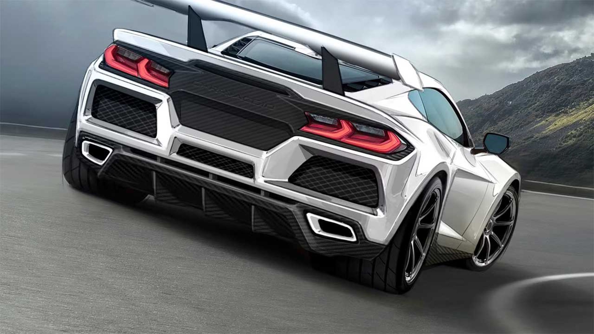 تیونینگ کاواجیو کوروت ZR1
