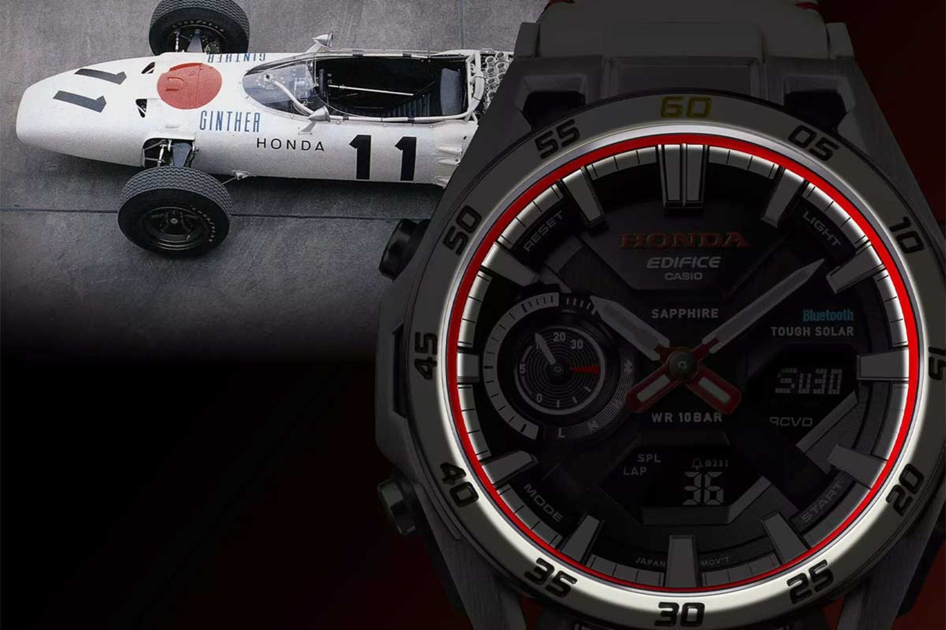ساعت جدید کاسیو هوندا فرمول یک