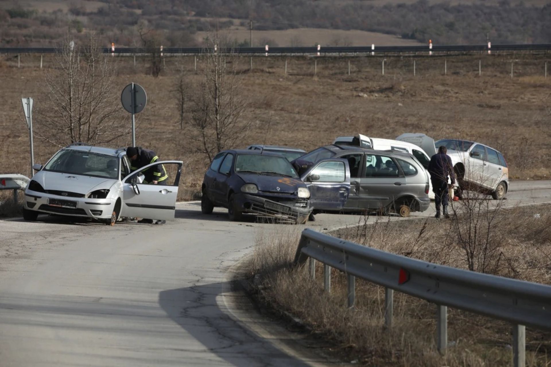 تعیین مقصر تصادف