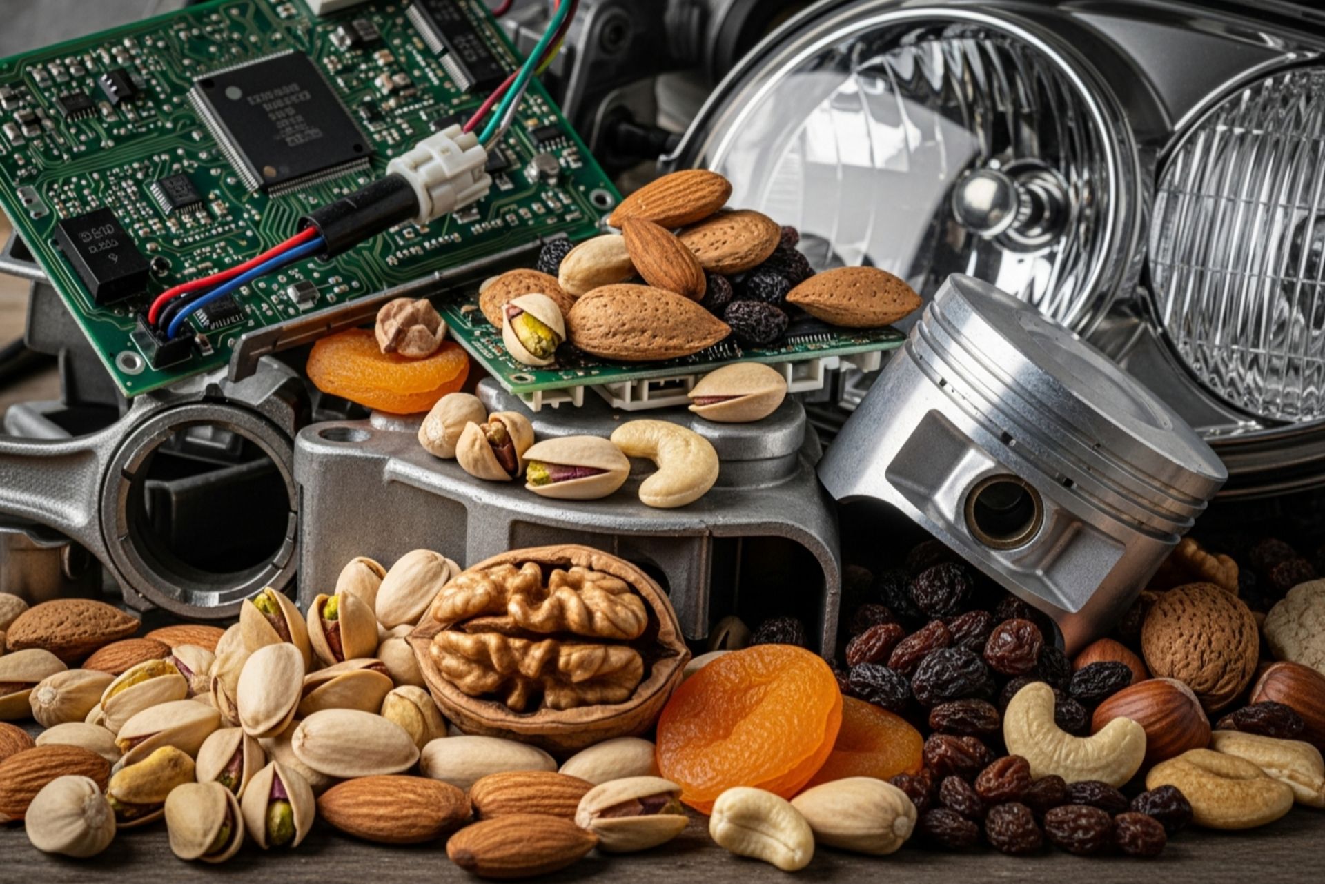 صادرات قطعات خودرو و آجیل برای تامین ارز