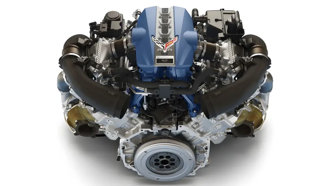 موتور V8 توئین‌توربو ۵٫۵ لیتری شورولت کوروت (Chevrolet Corvette) ZR1 مدل ۲۰۲۵