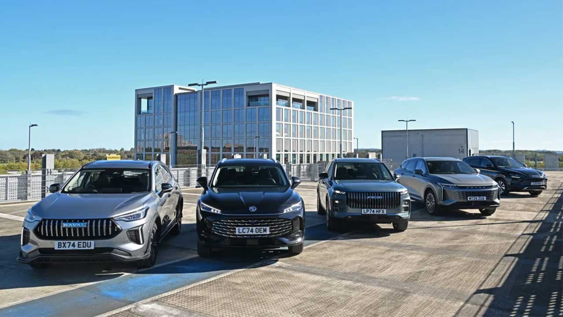 مقایسه بزرگ شاسی‌بلندهای هیبرید چینی