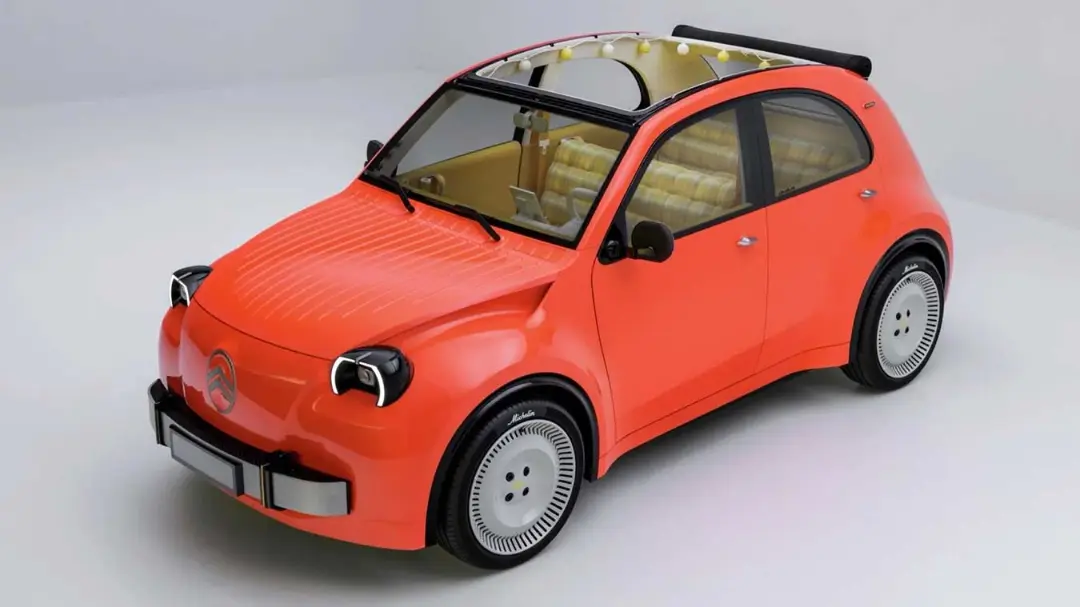 سیتروئن 2CV / ژیان برقی جدید نمای جلو