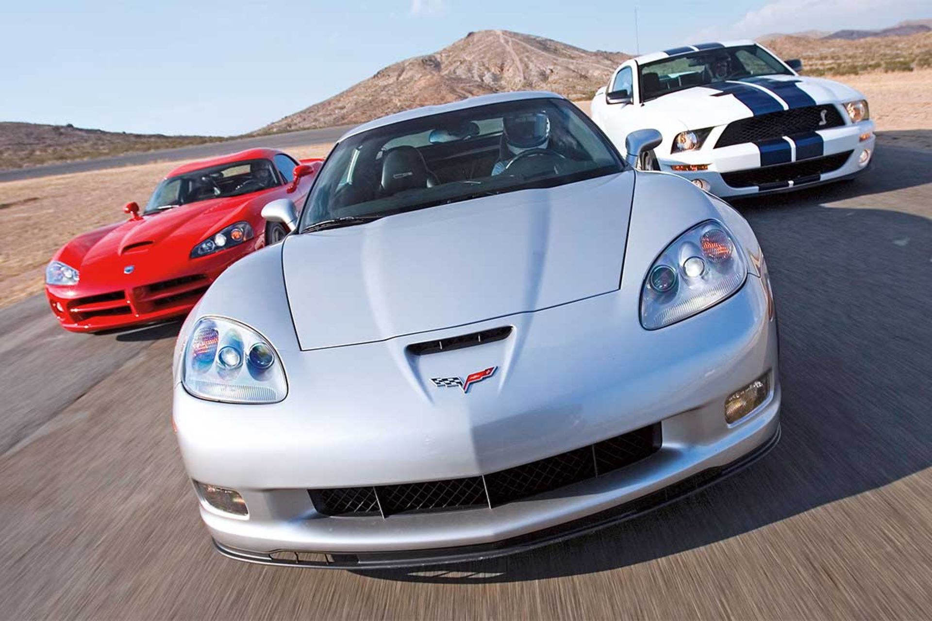 نبرد کوروت Z06، موستانگ شلبی GT500 و وایپر سال 2006