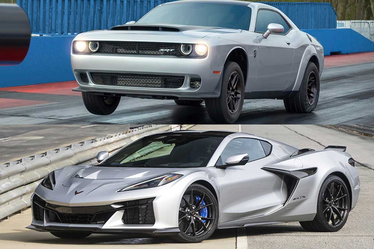 دوج چلنجر دیمن، تنها عضلانی که کوروت ZR1X را در درگ 400 متر مغلوب می‌کند