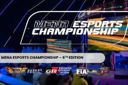 نمایش بازی اتومبیلرانی مجازی در مسابقات MENA Esports Championship