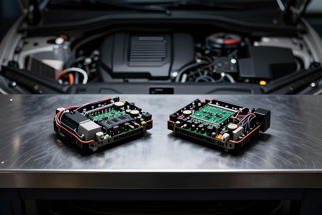 برد الکترونیکی ECU و BCM در کنار موتور خودرو